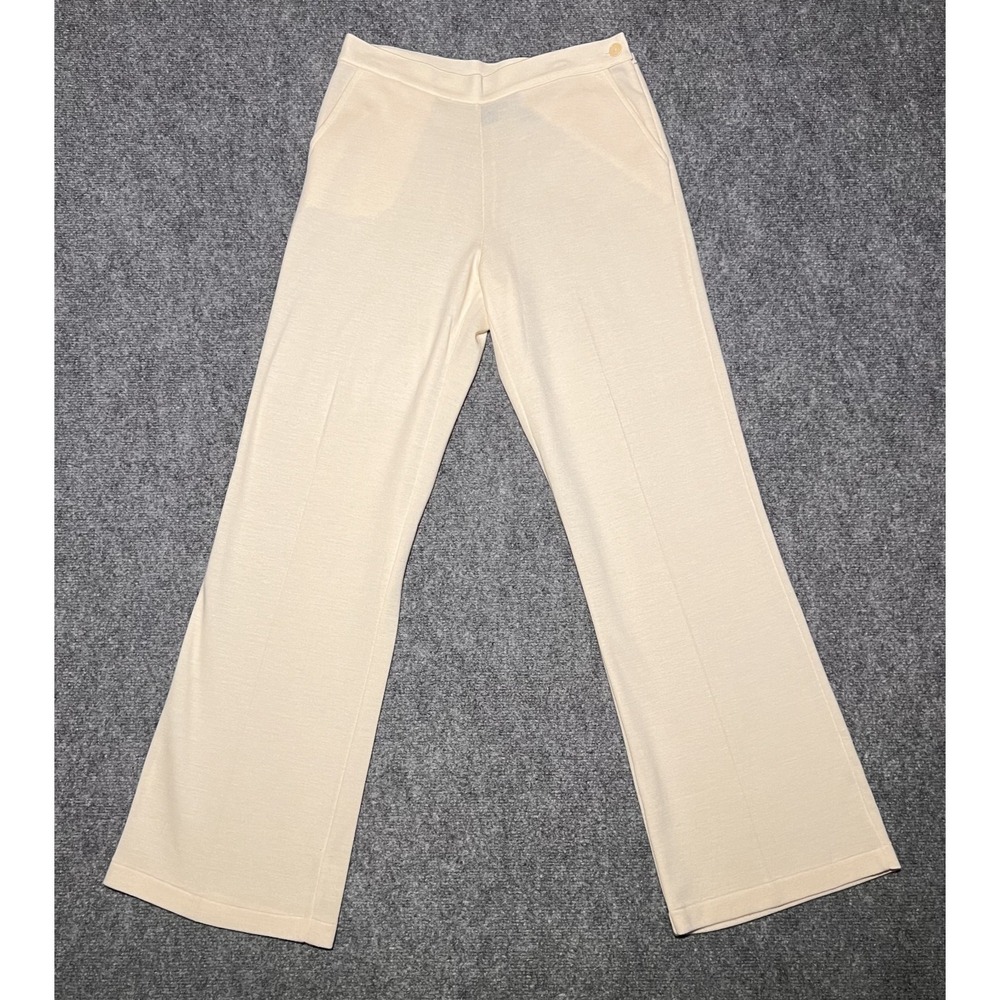 Lauren Ralph Lauren Wool Blend Dress Pants Sz M Career‎ Beige Trousers ~ (30x33)